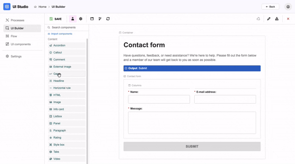 Design UI